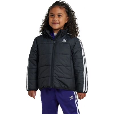 adidas Kurtka dziecięca pikowana czarna adidas Kurtka dziecięca pikowana czarna