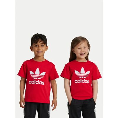 adidas Dziecięca Koszulka Trefoil Czerwona adidas Dziecięca Koszulka Trefoil Czerwona
