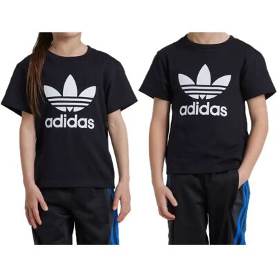 Czarna koszulka Trefoil dla dzieci od adidas - Kids Czarna koszulka Trefoil dla dzieci od adidas - Kids