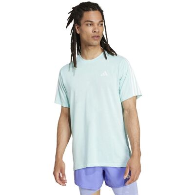 Adidas Own The Run grünes Kurzarm-Technik-T-Shirt Adidas Own The Run grünes Kurzarm-Technik-T-Shirt