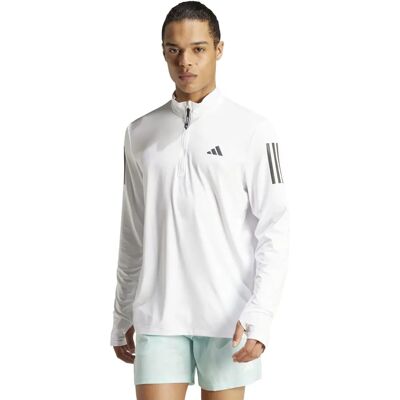 adidas Own The Run Half-Zip Track Top - Wit - Trainingsjack adidas Own The Run Half-Zip Track Top - Wit - Trainingsjack