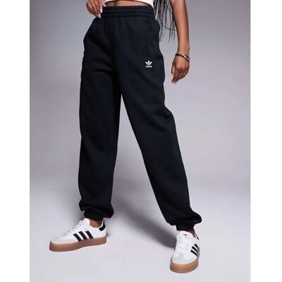 adidas Essentials Fleece Joggers Soltos - Preto - Calças adidas Essentials Fleece Joggers Soltos - Preto - Calças