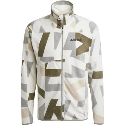 adidas Terrex Flerfärgad hel-zip fleecejacka - Grå - Jacka adidas Terrex Flerfärgad hel-zip fleecejacka - Grå - Jacka