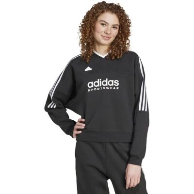 Adidas Tiro Cut 3 Streifen Fleece Sweatshirt - Sweatshirt Adidas Tiro Cut 3 Streifen Fleece Sweatshirt - Sweatshirt