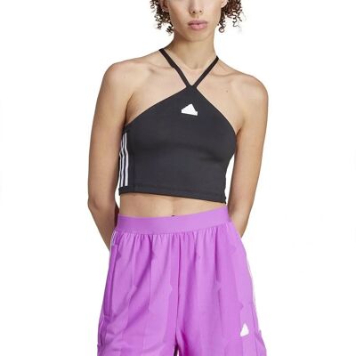 adidas Tiro Cut 3-Stripe Letnia Top Trójkąt - Kobieta - Czarny adidas Tiro Cut 3-Stripe Letnia Top Trójkąt - Kobieta - Czarny