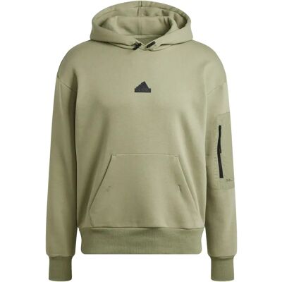 adidas M Πράσινο City Escape Fleece Hoodie - Φούτερ με Κουκούλα adidas M Πράσινο City Escape Fleece Hoodie - Φούτερ με Κουκούλα
