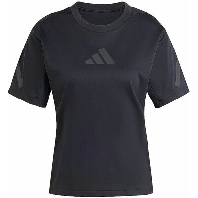 adidas Z.N.E. Schwarzes T-Shirt - Sportlich Leicht Baumwolle UV adidas Z.N.E. Schwarzes T-Shirt - Sportlich Leicht Baumwolle UV