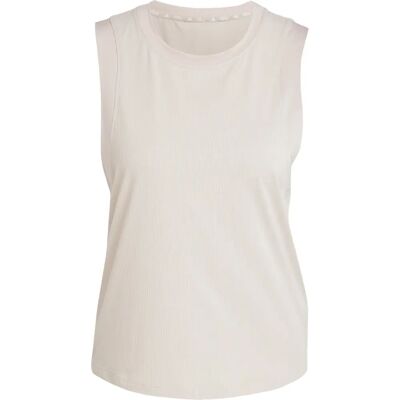 adidas XS Beige Studio Tank Top - Dames Sportkleding adidas XS Beige Studio Tank Top - Dames Sportkleding