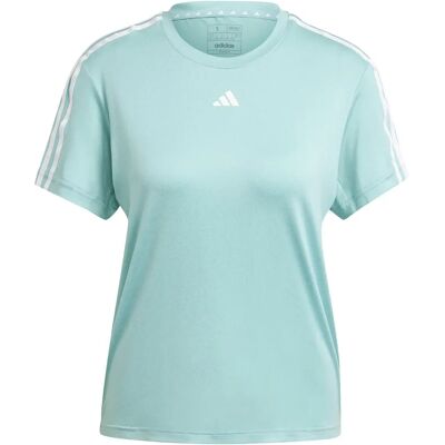 adidas Train Essentials 3 Strisce Maglietta Verde - Maglietta adidas Train Essentials 3 Strisce Maglietta Verde - Maglietta