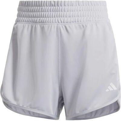 adidas Pacer Essentials Knoop High-Rise Shorts - Grijs adidas Pacer Essentials Knoop High-Rise Shorts - Grijs