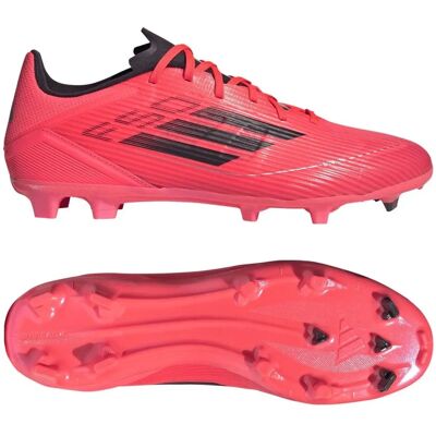Botas de fútbol adidas F50 League Azul/Rosa - Césped duro y multiuso - Hombre Botas de fútbol adidas F50 League Azul/Rosa - Césped duro y multiuso - Hombre
