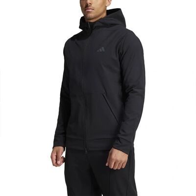 adidas COLD.RDY Voll-Reißverschluss-Hoodie - Schwarz adidas COLD.RDY Voll-Reißverschluss-Hoodie - Schwarz