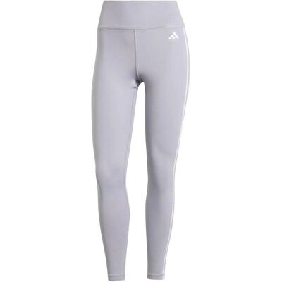 Szare Legginsy Adidas 3 Paski - 7/8 - Kobieta Szare Legginsy Adidas 3 Paski - 7/8 - Kobieta