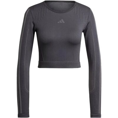 adidas Πουλόβερ Μακρυμάνικο - Μαύρο - Προπόνηση adidas Πουλόβερ Μακρυμάνικο - Μαύρο - Προπόνηση