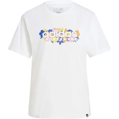 Adidas Wit T-shirt met Grafisch Logo - Regular Fit Adidas Wit T-shirt met Grafisch Logo - Regular Fit