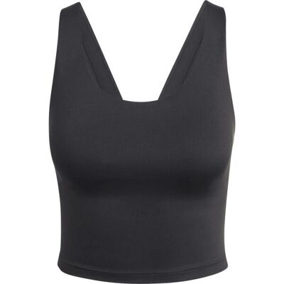 adidas All Me Suport Mediu Lung Top - Negru - Top Lung cu Suport Mediu adidas All Me Suport Mediu Lung Top - Negru - Top Lung cu Suport Mediu