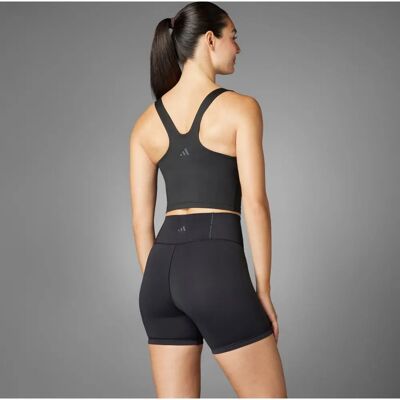 adidas All Me Medium-Support Long Line Busthalter - Damen - Schwarz adidas All Me Medium-Support Long Line Busthalter - Damen - Schwarz