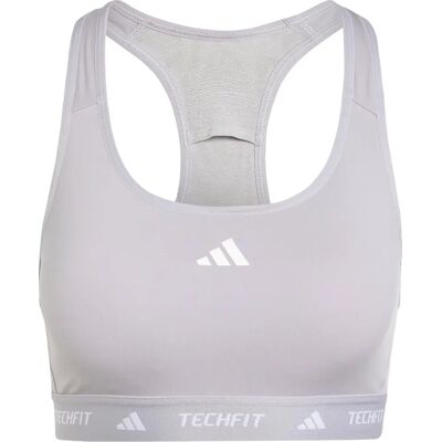 reggiseno adidas TECHFIT di supporto medio grigio - Sport reggiseno adidas TECHFIT di supporto medio grigio - Sport