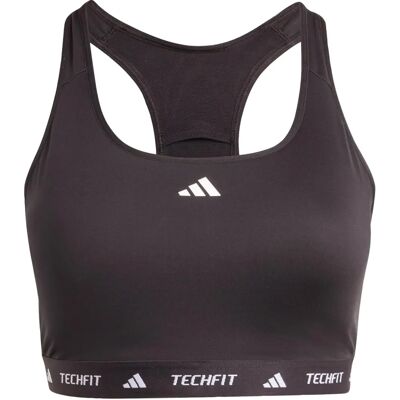 adidas TECHFIT Reggiseno Plus Size - Nero - Reggiseno Sportivo adidas TECHFIT Reggiseno Plus Size - Nero - Reggiseno Sportivo