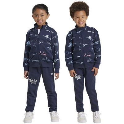 adidas Kinder Performance Trainingspak - Blauw adidas Kinder Performance Trainingspak - Blauw
