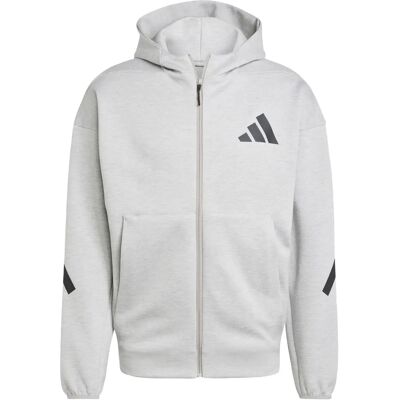 adidas Z.N.E. Kurtka z kapturem na pełen zamek - Szara adidas Z.N.E. Kurtka z kapturem na pełen zamek - Szara