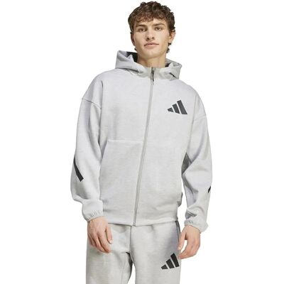 chaqueta deportiva con capucha y cierre completo adidas Z.N.E. - Hombre - Gris chaqueta deportiva con capucha y cierre completo adidas Z.N.E. - Hombre - Gris