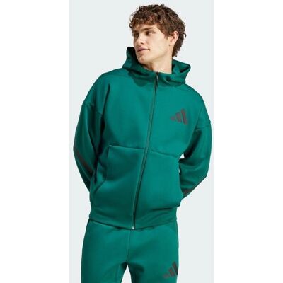 adidas Z.N.E. Pełny Zipper Hoodie - Zielony - Bluza sportowa adidas Z.N.E. Pełny Zipper Hoodie - Zielony - Bluza sportowa