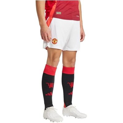 Λευκά σορτς adidas Manchester United 2024/25 Λευκά σορτς adidas Manchester United 2024/25