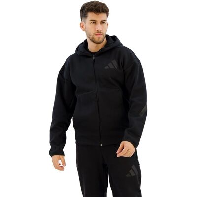 adidas Z.N.E. Geacă cu fermoar complet și glugă - Negru - Bărbat adidas Z.N.E. Geacă cu fermoar complet și glugă - Negru - Bărbat