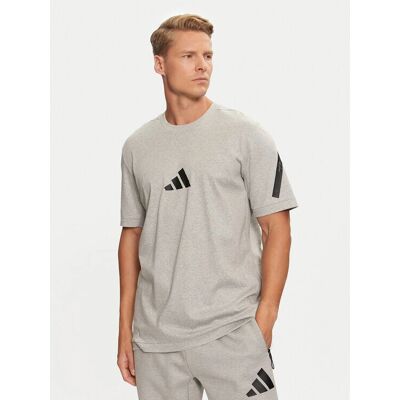 adidas Z.N.E. Szara Koszulka - Sportowa Bawełna i Ochrona UV adidas Z.N.E. Szara Koszulka - Sportowa Bawełna i Ochrona UV