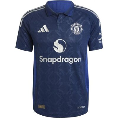 adidas Manchester United Blu 2024/25 Maglietta da calcio autentica - M adidas Manchester United Blu 2024/25 Maglietta da calcio autentica - M