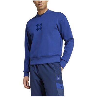 adidas Manchester United Blue Crew Sweatshirt - Hoodie adidas Manchester United Blue Crew Sweatshirt - Hoodie