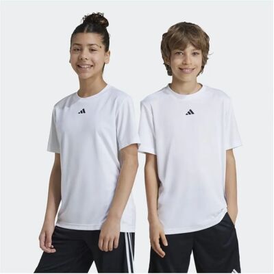 adidas Kinder Train Essentials Logo T-Shirt - Weiß adidas Kinder Train Essentials Logo T-Shirt - Weiß