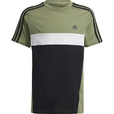 adidas Tiberio 3-Stripes Groene Kids T-Shirt - Casual Kleding adidas Tiberio 3-Stripes Groene Kids T-Shirt - Casual Kleding