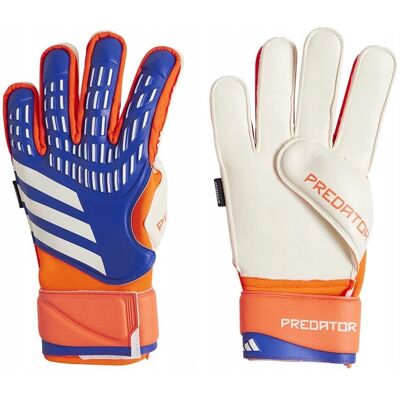Rękawice bramkarskie Adidas Predator Match Fingersave - Niebieskie - Rękawice bramkarskie Rękawice bramkarskie Adidas Predator Match Fingersave - Niebieskie - Rękawice bramkarskie
