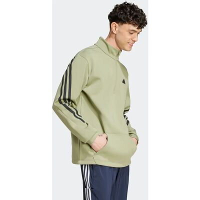 Adidas Grüner Half Zip Pullover - Sportswear Adidas Grüner Half Zip Pullover - Sportswear