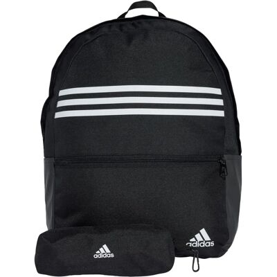 adidas Czarny Classic Horizontal 3-Stripes Plecak adidas Czarny Classic Horizontal 3-Stripes Plecak