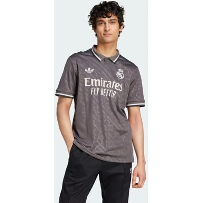 adidas Real Madrid Drittes Trikot 2024 2025 Schwarz Groß 42-44 Zoll Brust adidas Real Madrid Drittes Trikot 2024 2025 Schwarz Groß 42-44 Zoll Brust