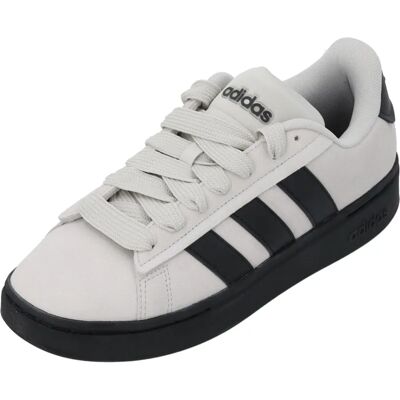 Adidas Grand Court Alpha Shoes - Grey/Black - Retro Basketball Style Adidas Grand Court Alpha Shoes - Grey/Black - Retro Basketball Style