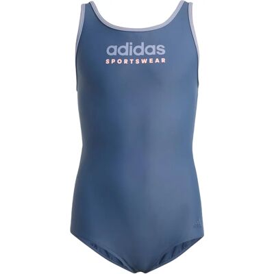 adidas Kids Sportswear U-Back Swimsuit - Blue adidas Kids Sportswear U-Back Swimsuit - Blue
