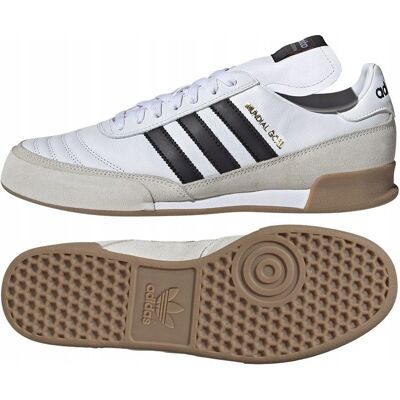 Buty halowe Adidas Mundial Goal - Mężczyzna Białe Buty do piłki nożnej Buty halowe Adidas Mundial Goal - Mężczyzna Białe Buty do piłki nożnej