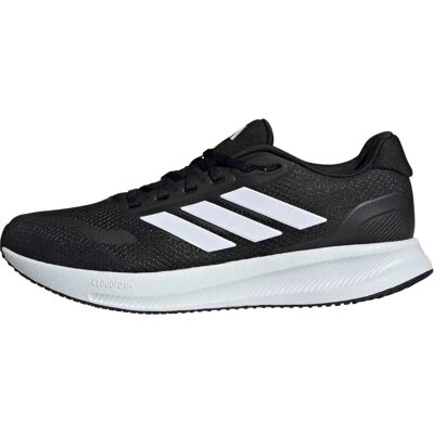 Αθλητικά παπούτσια adidas Runfalcon 5 Wide - Μαύρα και Λευκά Αθλητικά παπούτσια adidas Runfalcon 5 Wide - Μαύρα και Λευκά
