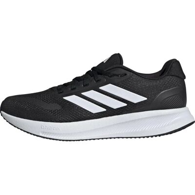 adidas Runfalcon 5 Wide Laufschuh - Schwarz-Weiß adidas Runfalcon 5 Wide Laufschuh - Schwarz-Weiß