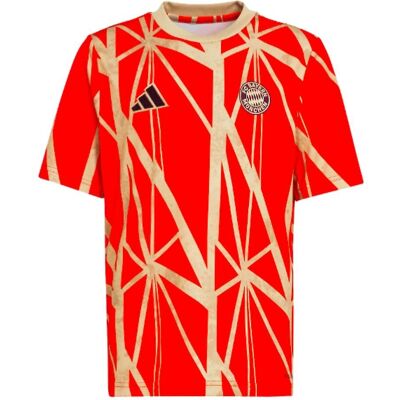 Adidas FC Bayern München Maillot d'Échauffement 2024/2025 - rouge Adidas FC Bayern München Maillot d'Échauffement 2024/2025 - rouge