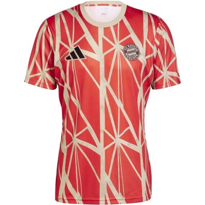 adidas FC Bayern München Pre-Match-Shirt 2024-2025 - Rot - Fußball adidas FC Bayern München Pre-Match-Shirt 2024-2025 - Rot - Fußball