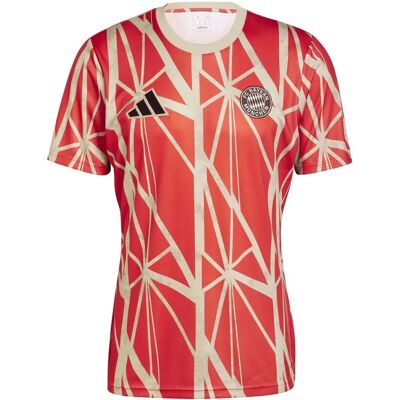 Adidas Bayern München Pre-Match Fußballtrikot - Rot - Groß Adidas Bayern München Pre-Match Fußballtrikot - Rot - Groß