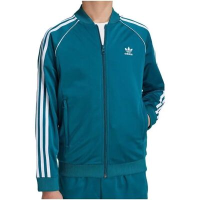 Adidas IY9851 Grüne Slim Fit Jacke - Jacke Adidas IY9851 Grüne Slim Fit Jacke - Jacke