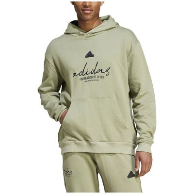 Sweat à capuche French Terry Vert d'Adidas - Hoodie - Publicité Sweat à capuche French Terry Vert d'Adidas - Hoodie - Publicité