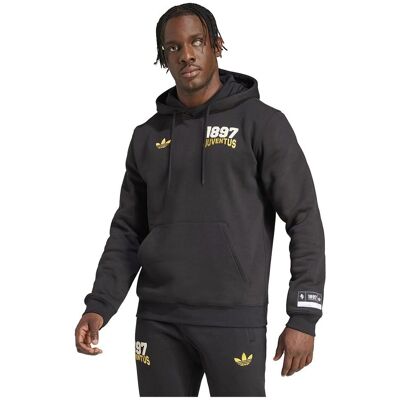 adidas Juventus VRCT Huvtröja - Svart - Man adidas Juventus VRCT Huvtröja - Svart - Man
