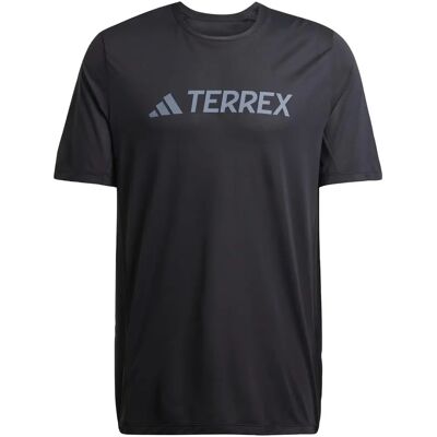adidas Black Multi Climacool Logo Tech T-Shirt - Men's Outdoor adidas Black Multi Climacool Logo Tech T-Shirt - Men's Outdoor